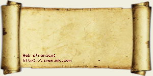 David Isaković vizit kartica